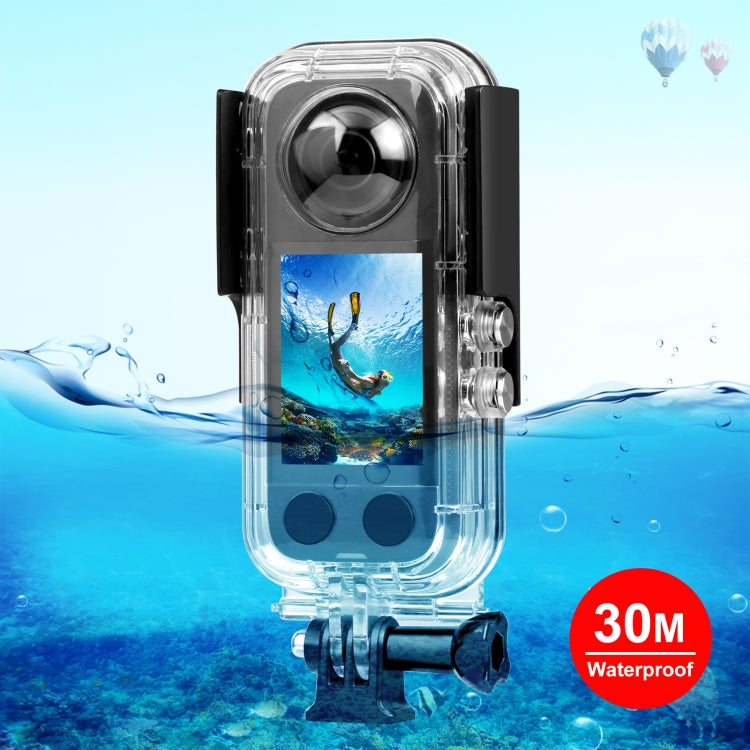 Para Insta360 X3 PULUZ 30m carcasa impermeable subacuática, 30m Waterproof Case