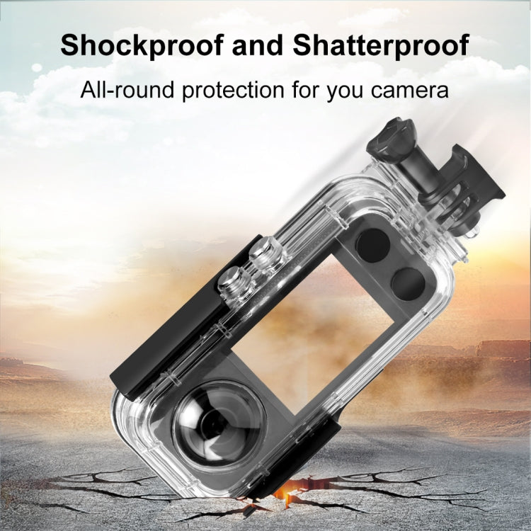 Para Insta360 X3 PULUZ 30m carcasa impermeable subacuática, 30m Waterproof Case