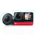Para Insta360 One RS PULUZ Pantalla 3 en 1 + Lente 4K + Película de vidrio templado con lente Leica, For Insta360 One RS