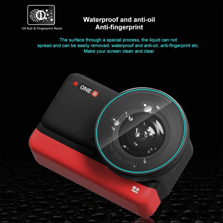 Para Insta360 One RS PULUZ Pantalla 3 en 1 + Lente 4K + Película de vidrio templado con lente Leica, For Insta360 One RS