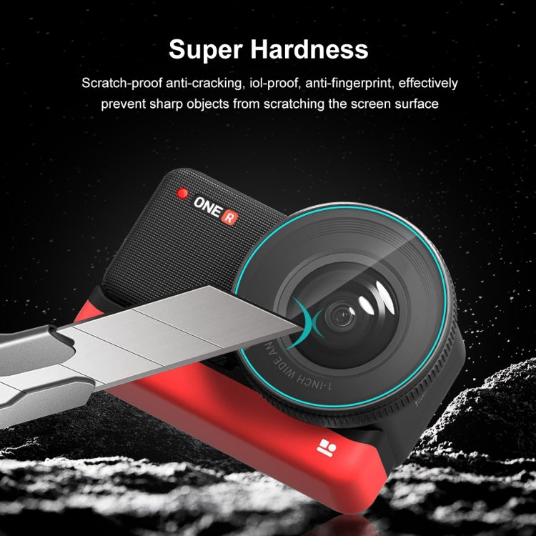 Para Insta360 One RS PULUZ Pantalla 3 en 1 + Lente 4K + Película de vidrio templado con lente Leica, For Insta360 One RS