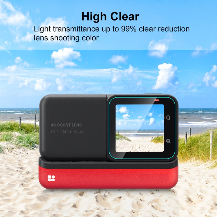 Para Insta360 One RS PULUZ Pantalla 3 en 1 + Lente 4K + Película de vidrio templado con lente Leica, For Insta360 One RS