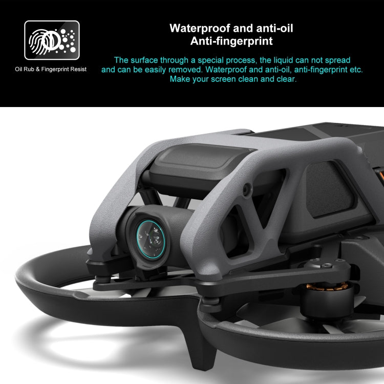 Para DJI Avata 2 uds PULUZ película de lente de Drone de vidrio templado, For DJI Avata