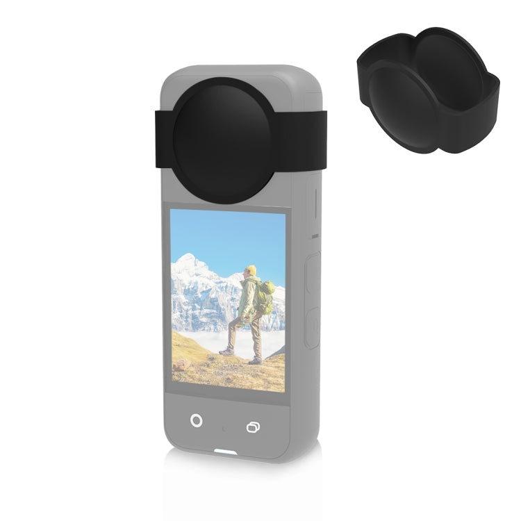 Para Insta360 X3 PULUZ lente de silicona cuerpo protector de lente cubierta protectora, Lens Cover