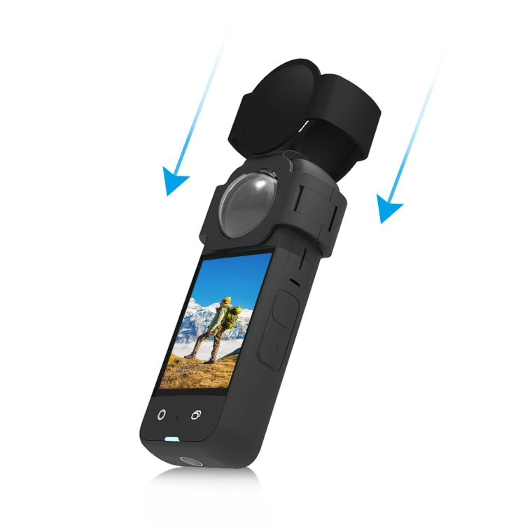 Para Insta360 X3 PULUZ lente de silicona cuerpo protector de lente cubierta protectora, Lens Cover