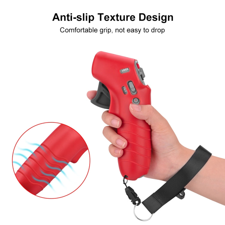 Para DJI RC Motion 2 / DJI Avata / FPV Rocker PULUZ Funda protectora de silicona con correa para el cuello, For DJI Avata / FPV Rocker with Neck Strap