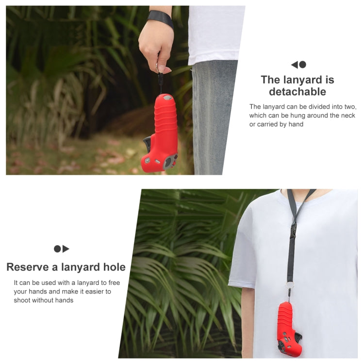 Para DJI RC Motion 2 / DJI Avata / FPV Rocker PULUZ Funda protectora de silicona con correa para el cuello, For DJI Avata / FPV Rocker with Neck Strap