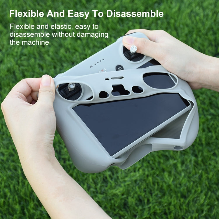 Para DJI Mini 3 Pro / DJI RC con pantalla PULUZ Funda protectora de silicona, For DJI Mini 3 Pro / DJI RC with Screen