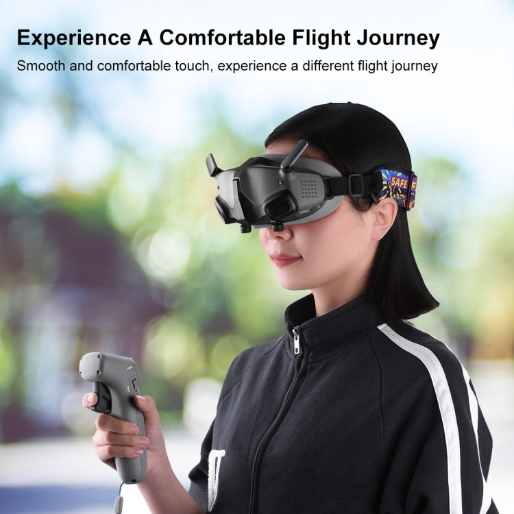 Para DJI Avata Goggles 2 PULUZ Flying Eye Mask Funda protectora de silicona, For DJI Avata Goggles 2