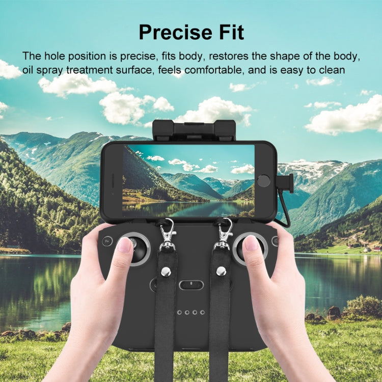 Funda de silicona PULUZ a prueba de golpes y antiarañazos con correa para el cuello para DJI Mini 3 / 3 Pro / Mavic 3 / Air 2S / Mini 2 Control remoto, For DJI Mini 3 / 3 Pro / Mavic 3 / Air 2S / Mini 2 Remote Control with Neck Strap