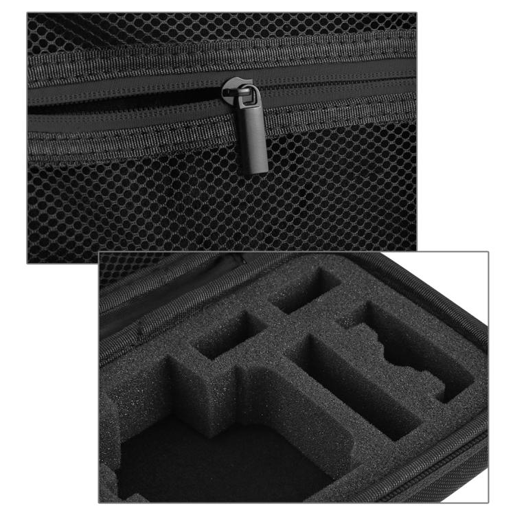 PULUZ Estuche de viaje y transporte impermeable para GoPro, DJI Osmo Action y otros accesorios de cámaras deportivas, tamaño pequeño: 16 cm x 12 cm x 7 cm, US Stock Black, UK Stock Black, For GoPro, Size: 16cm x 12cm x 7cm