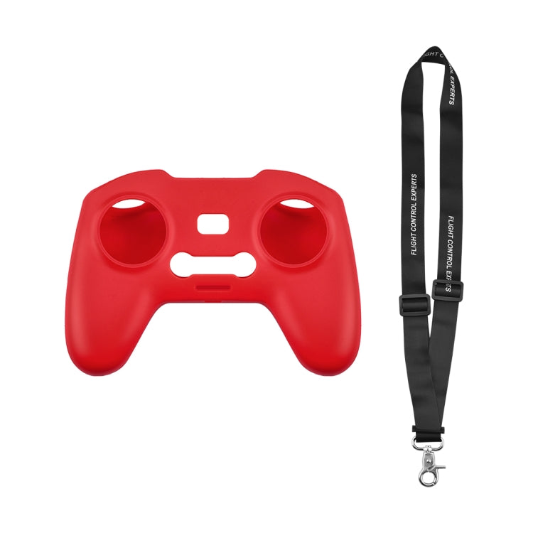 Para DJI FPV Combo Control remoto PULUZ Funda protectora de silicona con correa para el cuello, For DJI FPV Combo Remote Control with Neck Strap