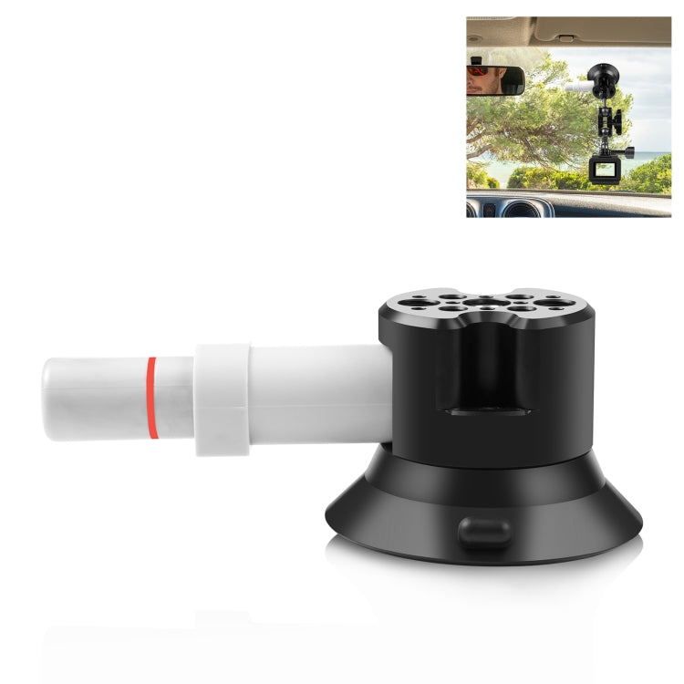 PULUZ 3 pulgadas Car Single Pump Ventosa Montaje de aleación de aluminio, Pump Suction Cup Mount
