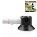 PULUZ 3 pulgadas Car Single Pump Ventosa Montaje de aleación de aluminio, Pump Suction Cup Mount