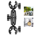 PULUZ Motocicleta Dualheads Cangrejo Abrazadera Manillar Montaje fijo para GoPro y otras cámaras de acción