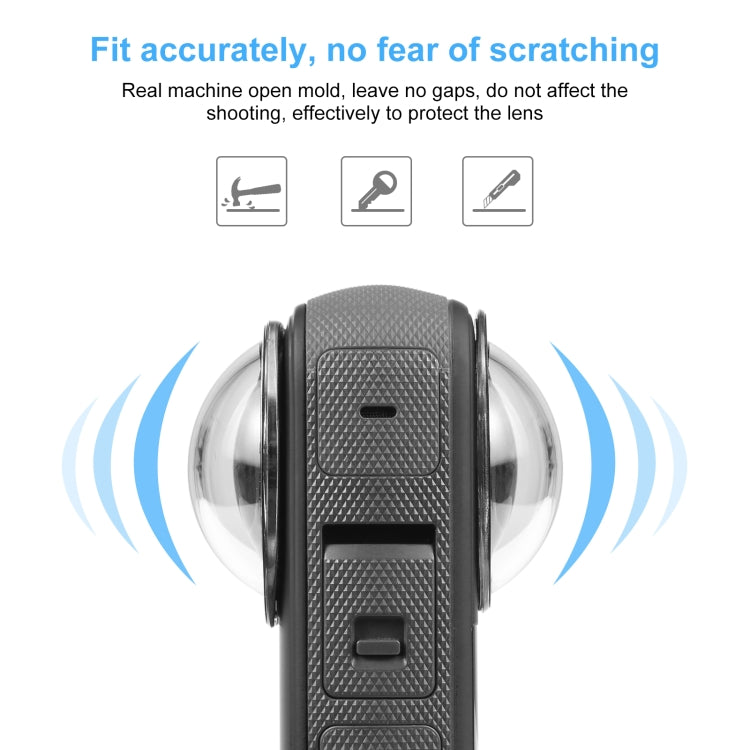 Para Insta360 X3 PULUZ Lens Guard Cubierta protectora de vidrio óptico, For Insta360 X3 Optical Glass Lens Guard