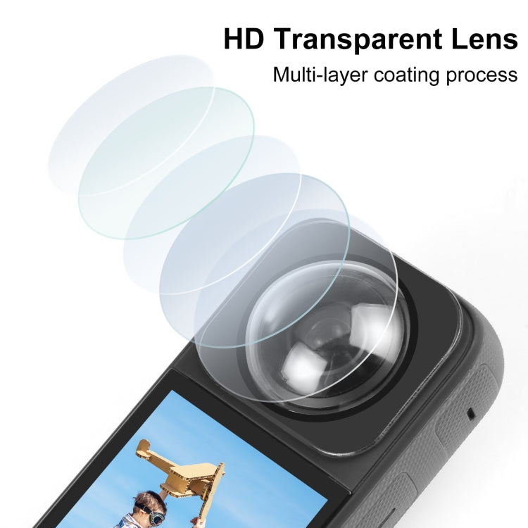 Para Insta360 X3 PULUZ Lens Guard Cubierta protectora de vidrio óptico, For Insta360 X3 Optical Glass Lens Guard