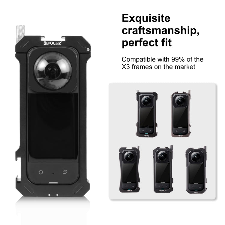 Para Insta360 X3 PULUZ Lens Guard Cubierta protectora de vidrio óptico, For Insta360 X3 Optical Glass Lens Guard