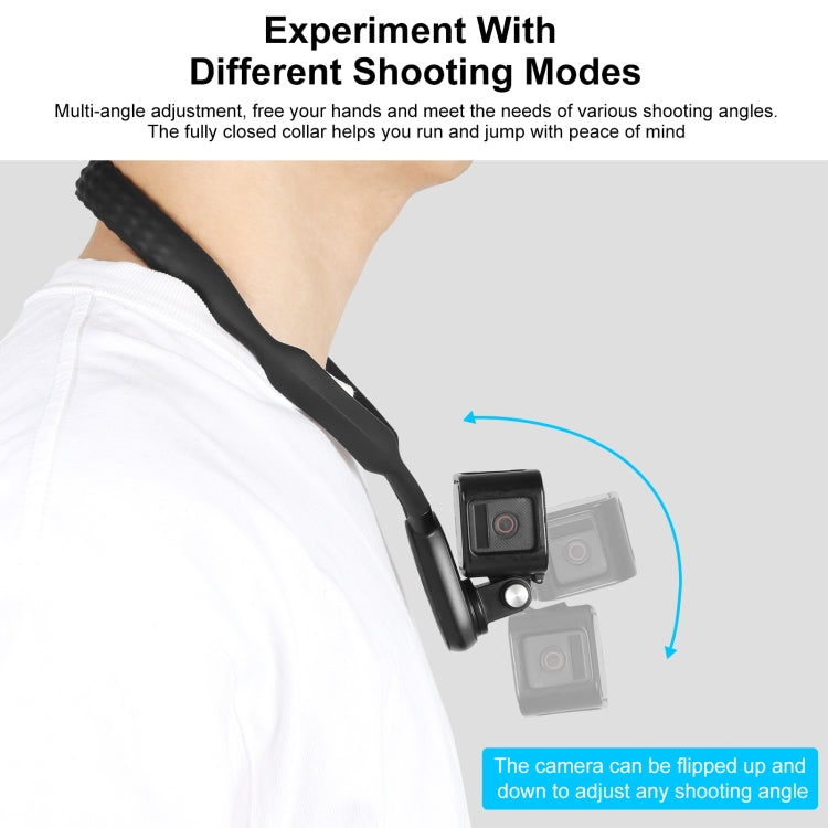 PULUZ Lazy Neck Bracket POV View Mount para cámaras de acción GoPro, POV View Mount