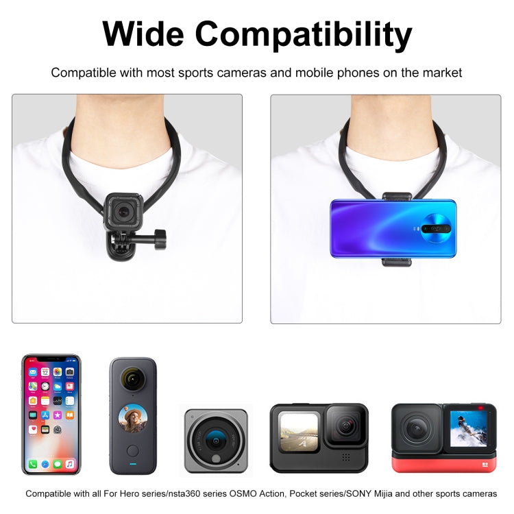 PULUZ Lazy Neck Bracket POV View Mount para cámaras de acción GoPro, POV View Mount