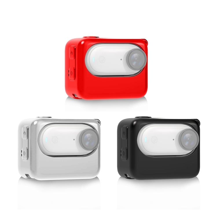 Para Insta360 GO 3 PULUZ Estuche de carga para cámara Estuche de silicona, Charging Case Case (Black), Charging Case Case (Red), Charging Case Case (White)