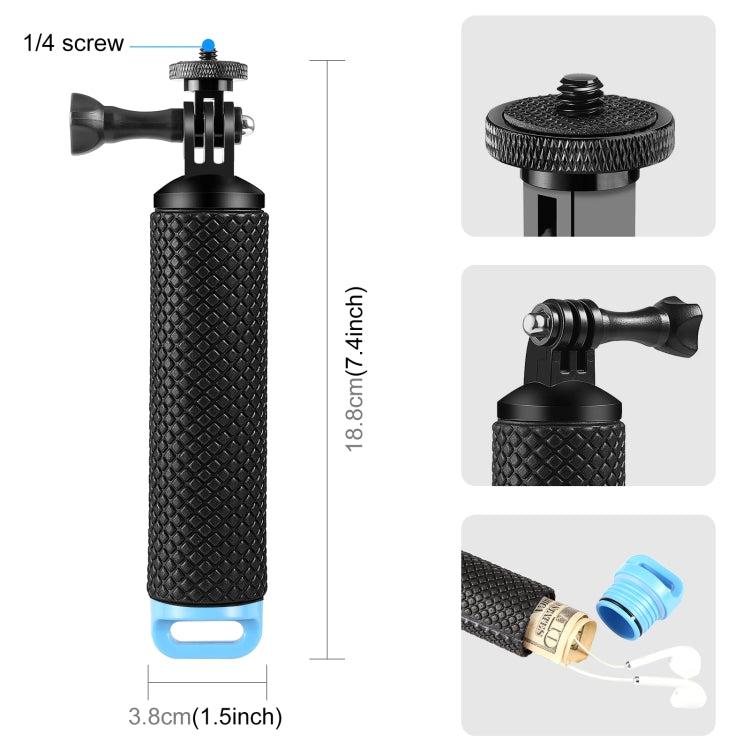 Varillas de flotabilidad con mango flotante PULUZ para teléfonos/cámaras de acción, Buoyancy Rods for Phones