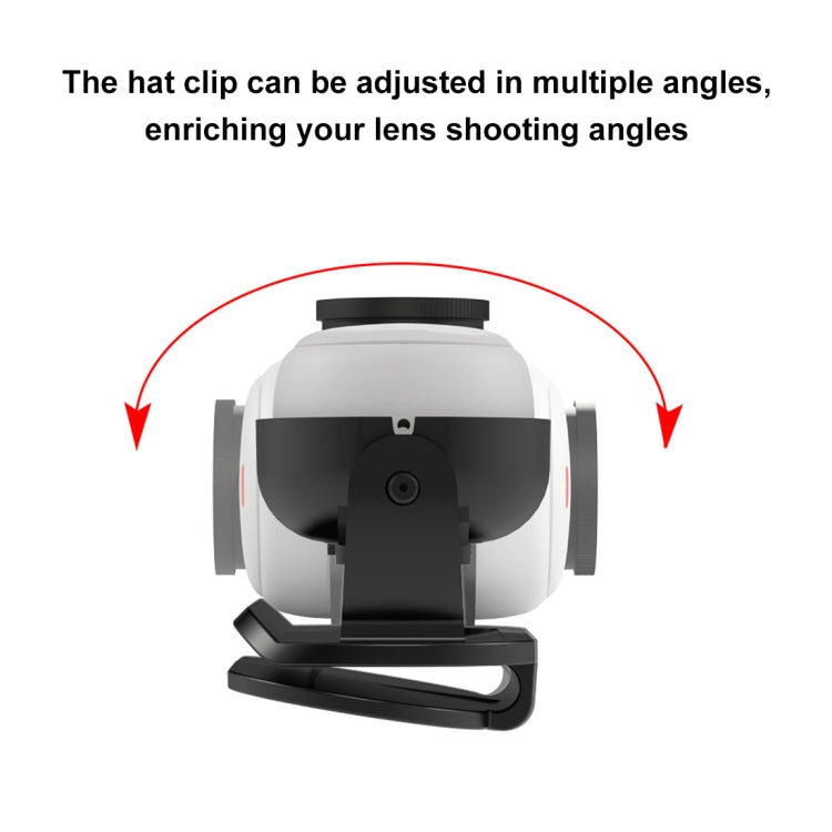 Para Insta360 GO3 PULUZ mochila Hat Rec-mounts montaje de abrazadera de liberación rápida, Easy Clip