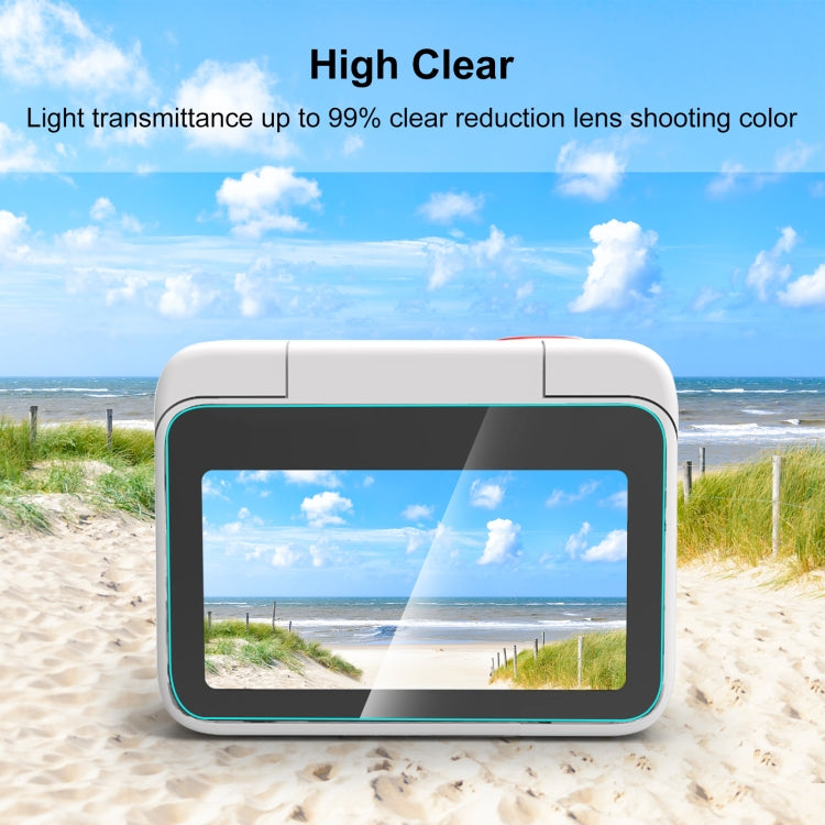 Para Insta360 GO 3 PULUZ 2 en 1 Pantalla y lente Película de vidrio templado, Tempered Glass Film