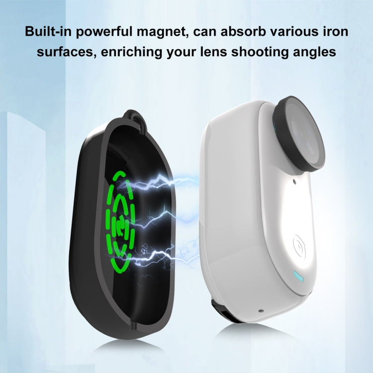 Para Insta360 GO 3 PULUZ cuerpo magnético plástico protector marco jaula con mosquetón, Magnetic Frame with Carabiner