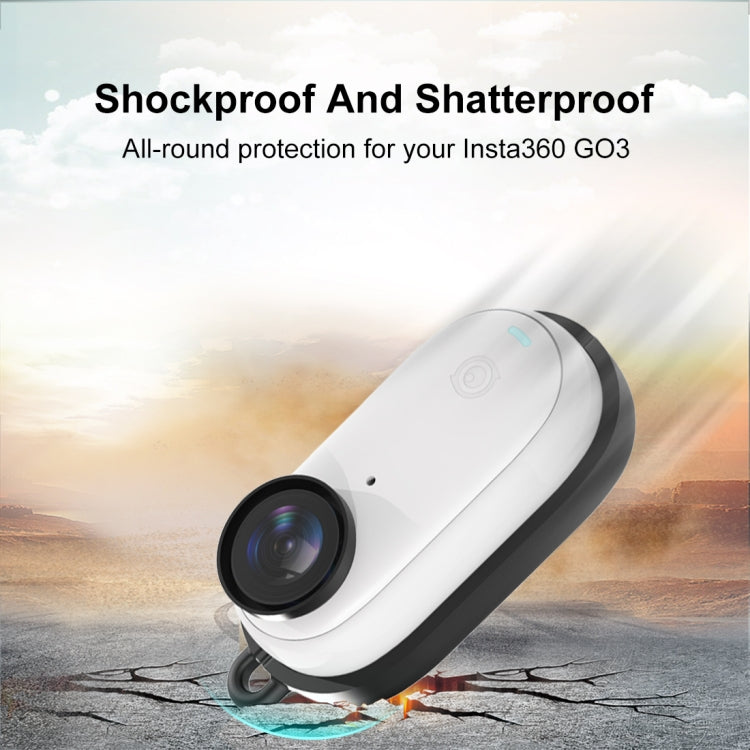 Para Insta360 GO 3 PULUZ cuerpo magnético plástico protector marco jaula con mosquetón, Magnetic Frame with Carabiner