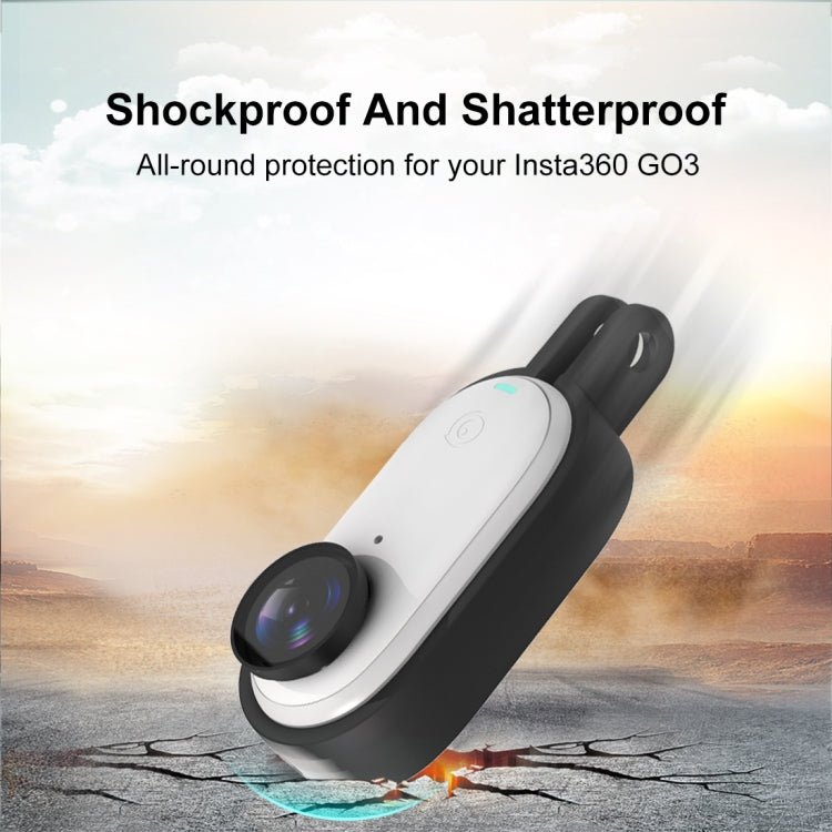 Para Insta360 GO 3 PULUZ cuerpo plástico marco protector jaula con tornillo y hebilla de liberación rápida, Body Plastic Protective Frame