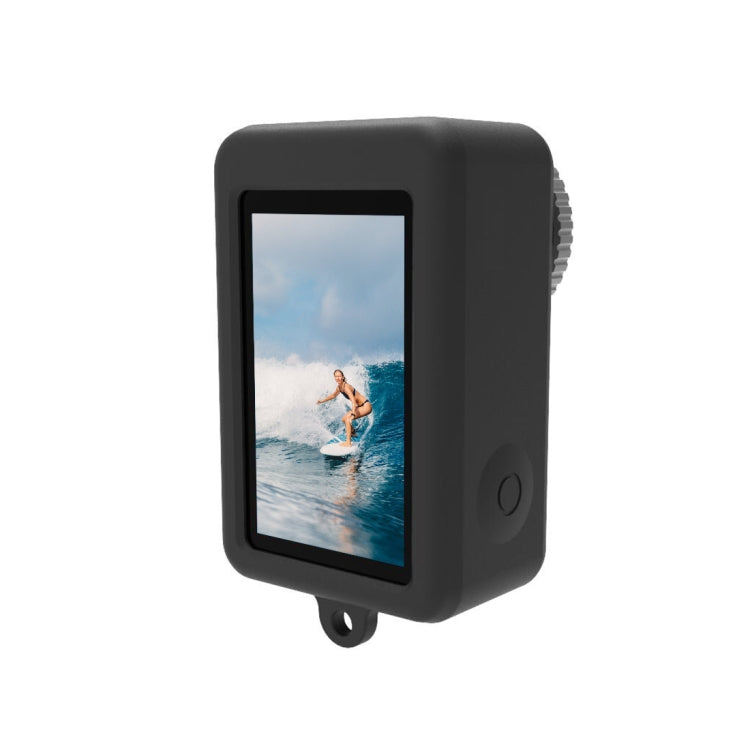 Para DJI Osmo Action 4 / 3 PULUZ Funda protectora de silicona con tapa de lente, For DJI Osmo Action 4 / 3