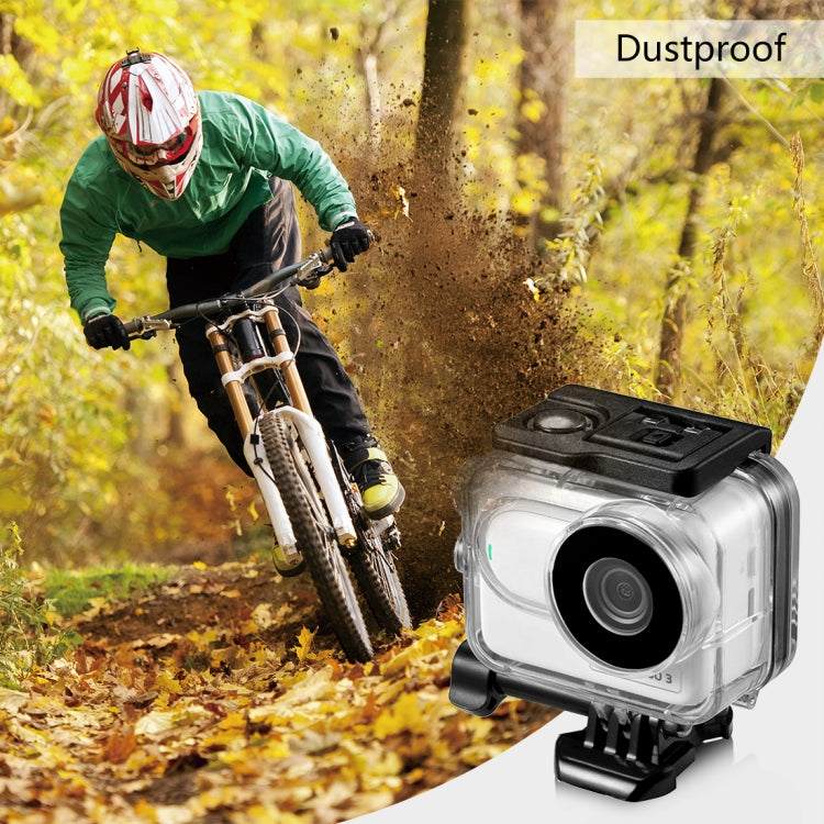 Para Insta360 GO 3 PULUZ 60m Funda carcasa impermeable subacuática con adaptador de base y tornillo, Waterproof Housing Case