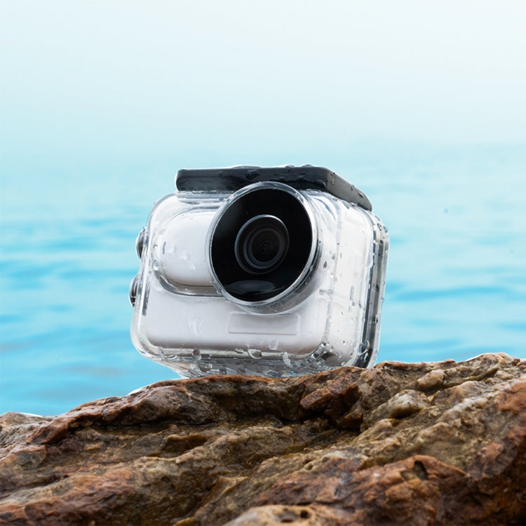 Para Insta360 GO 3 PULUZ 60m Funda carcasa impermeable subacuática con adaptador de base y tornillo, Waterproof Housing Case
