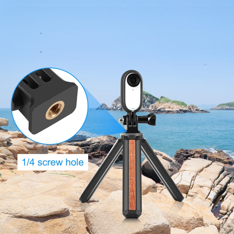 Para Insta360 GO 3 PULUZ Cuerpo Marco protector de plástico Jaula con tornillo y adaptador, Protective Frame Cage with Screw & Adapte