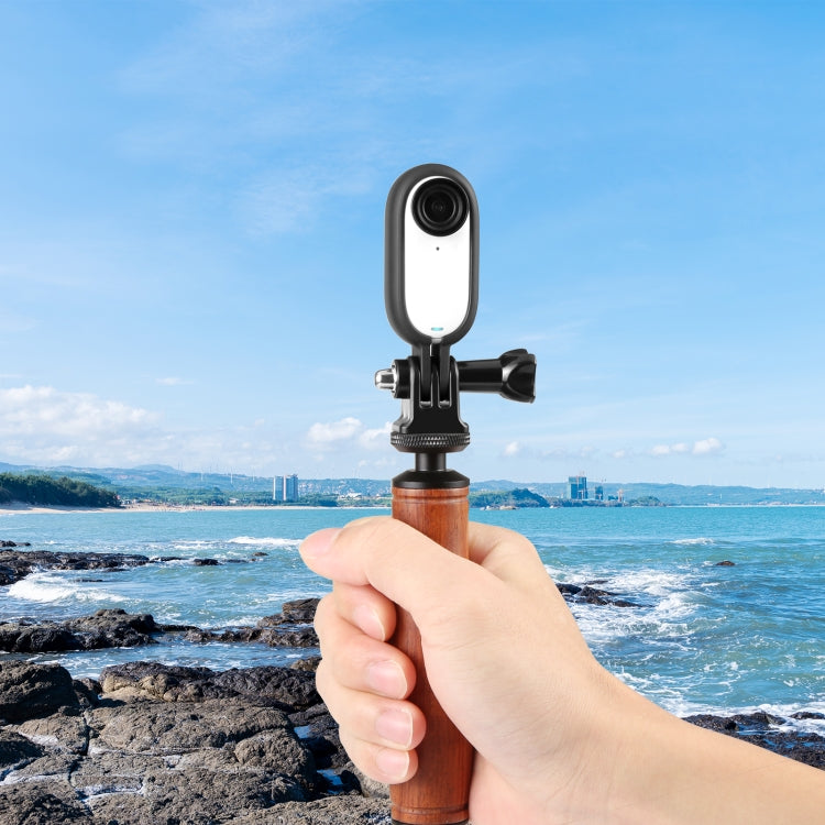 Para Insta360 GO 3 PULUZ Cuerpo Marco protector de plástico Jaula con tornillo y adaptador, Protective Frame Cage with Screw & Adapte