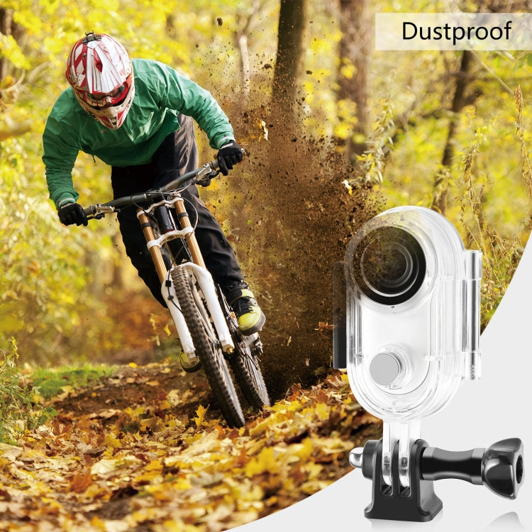Para Insta360 GO 3 PULUZ 40m Funda carcasa impermeable subacuática con adaptador de base y tornillo, 40m Waterproof Housing Case