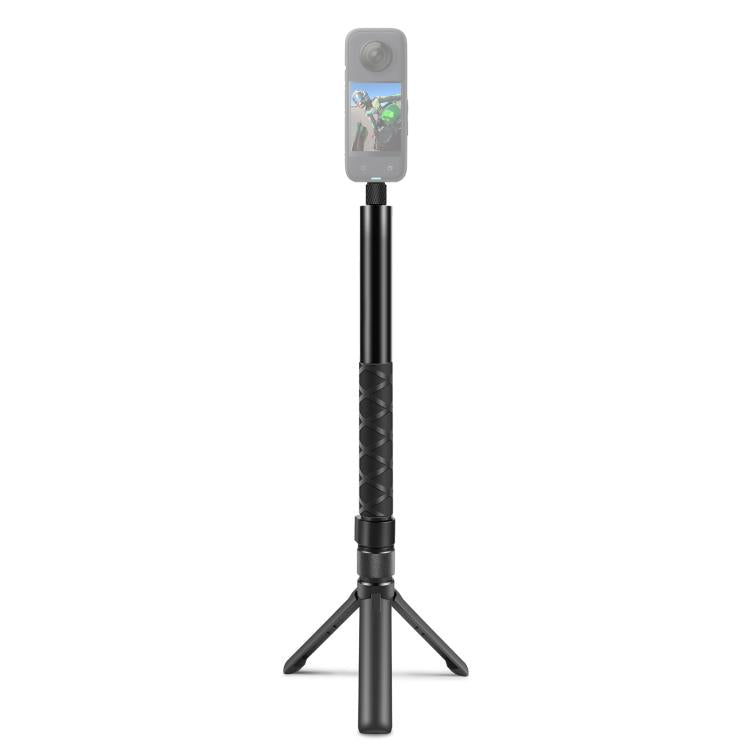 Para Insta360 X3 PULUZ mango giratorio trípode de escritorio soporte 110cm palo Selfie monopié, Desktop Tripod Stand 110cm Selfie Stick