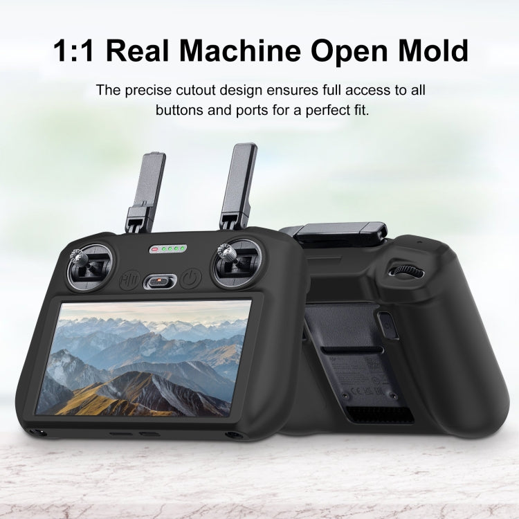 Para DJI Mini 4 Pro / Air 3 Control remoto / DJI RC 2 con pantalla Funda protectora de silicona PULUZ, For DJI RC 2