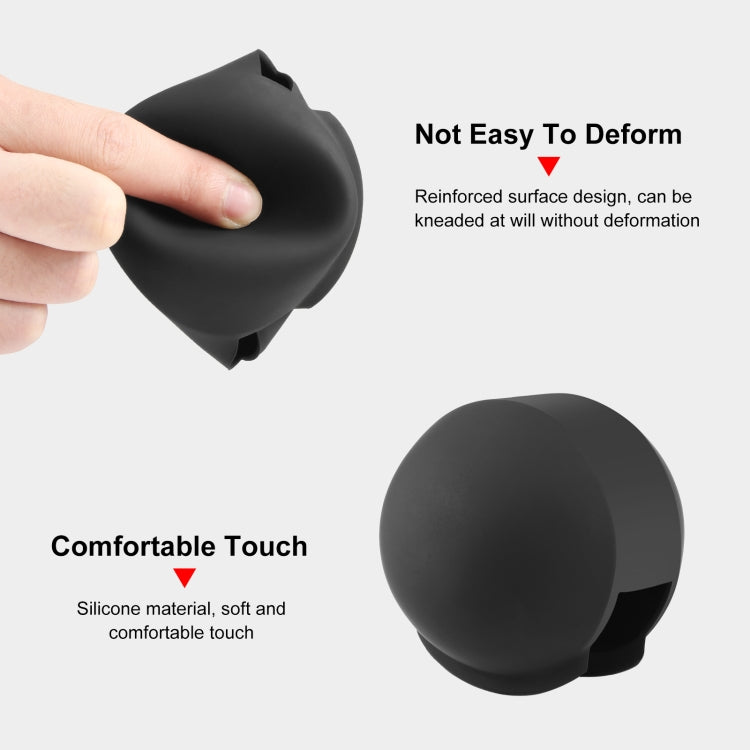 Para Insta360 X3 PULUZ Estuche de buceo invisible Protector de lente Cubierta protectora de silicona, For Insta360 X4 / X3