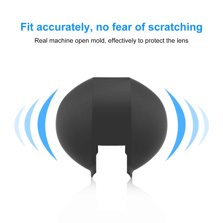 Para Insta360 X3 PULUZ Estuche de buceo invisible Protector de lente Cubierta protectora de silicona, For Insta360 X4 / X3