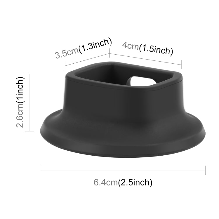 Para DJI Osmo Pocket 3 PULUZ Soporte de base de carga de escritorio con base de silicona, Silicone Dock Base