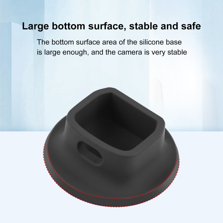 Para DJI Osmo Pocket 3 PULUZ Soporte de base de carga de escritorio con base de silicona, Silicone Dock Base