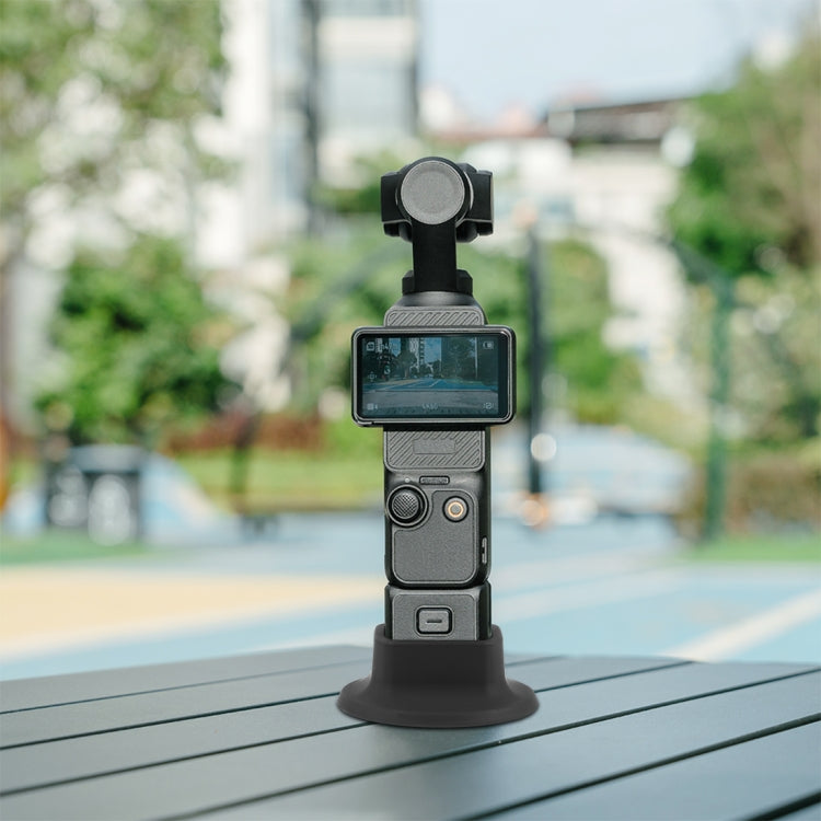 Para DJI Osmo Pocket 3 PULUZ Soporte de base de carga de escritorio con base de silicona, Silicone Dock Base