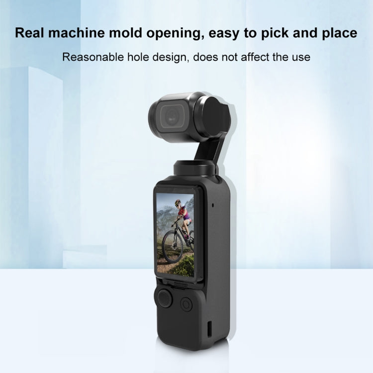 Para DJI OSMO Pocket 3 PULUZ 3 en 1 Juego de fundas de silicona, Silicone Case Black, Silicone Case Red, Silicone Case White