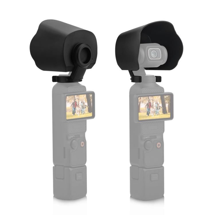 Para DJI OSMO Pocket 3 Parasol Cubierta protectora de lente Capucha, Sunshade