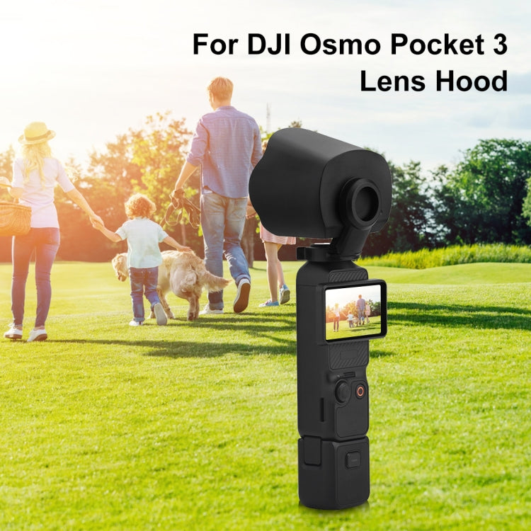 Para DJI OSMO Pocket 3 Parasol Cubierta protectora de lente Capucha, Sunshade