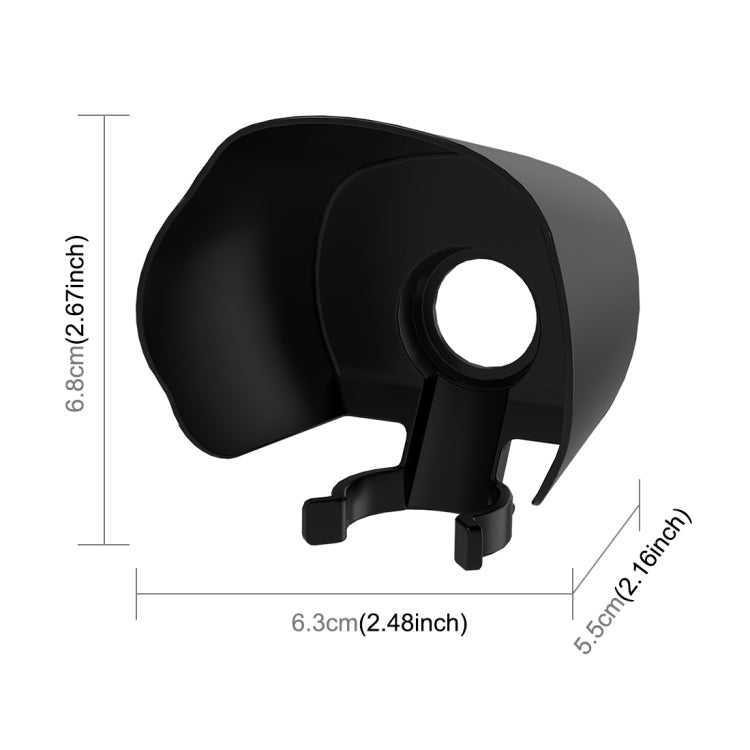 Para DJI OSMO Pocket 3 Parasol Cubierta protectora de lente Capucha, Sunshade
