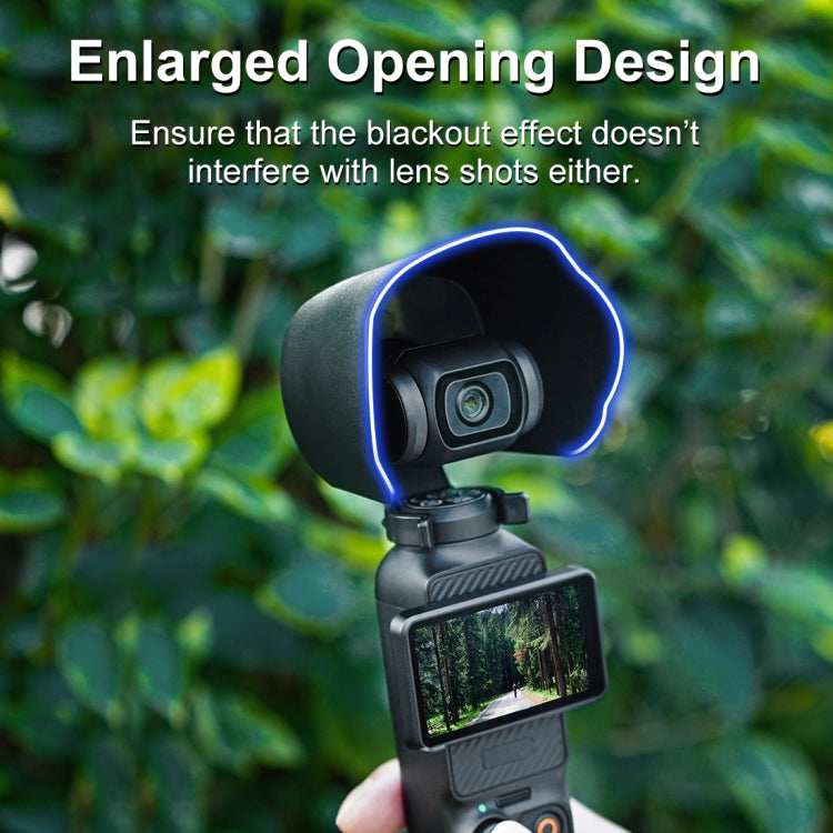 Para DJI OSMO Pocket 3 Parasol Cubierta protectora de lente Capucha, Sunshade