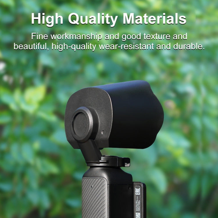Para DJI OSMO Pocket 3 Parasol Cubierta protectora de lente Capucha, Sunshade